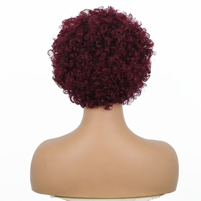 99J Borgoña Indiana cruda cuticule vergine allineata capelli umani pizzo parrucche anteriori per piccole dimensioni