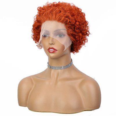 99J Borgoña Indiana cruda cuticule vergine allineata capelli umani pizzo parrucche anteriori per piccole dimensioni