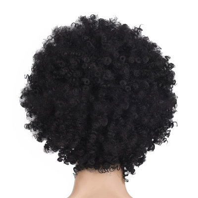 Capelli corti pelliccia ondulata ricci per donne nere macchina fatta Remy capelli Pixie pelliccia
