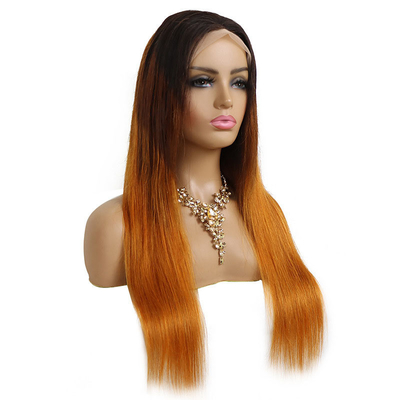 Esperienza della cuticule completa capelli umani brasiliani pizzo davanti parrucca T1B/4/30HL Ombre Color