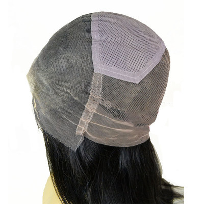 Naturale di seta non lavorata Retta a mano Legata HD Full Swiss Lace Peruggia Lunghezza 10-24 pollici
