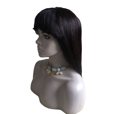 Vergine nera grezza naturale Remy Full Lace Legato a mano parrucche con capelli