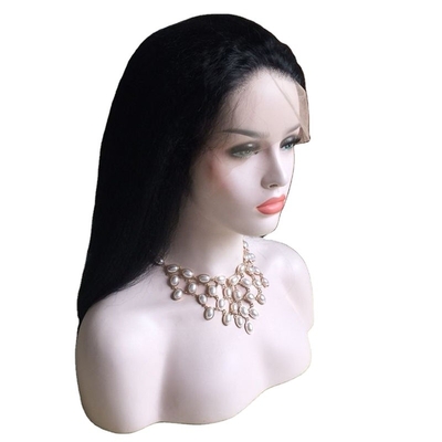 100% capelli umani BSM Sconti 360 cuticule a pizzo allineata italiana Yaki parrucca dritta