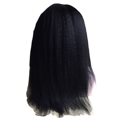 100% capelli umani BSM Sconti 360 cuticule a pizzo allineata italiana Yaki parrucca dritta