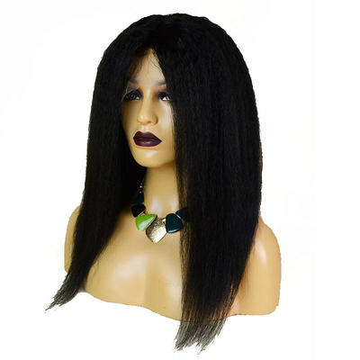 Capelli vergini umani non trasformati al 100%, di alta densità, con parrucca a mano per donne bianche.