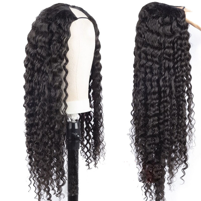 Perrucche per capelli umani ricci e profondi per donne nere Piccole/Grandi/Medios dimensioni 8-32 pollici