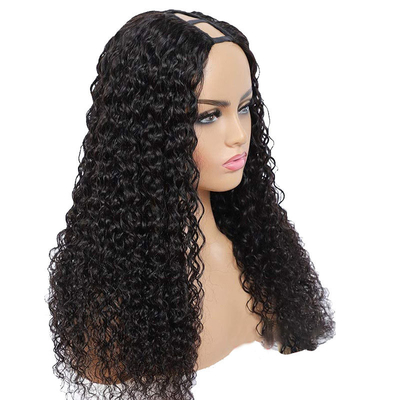 Loose Wave V Part Parrucche online con linea naturale dei capelli e Full Machine Made Double Draw