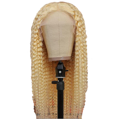 Capelli di qualità Remy Capelli italiani Long Curly Transparent Lace Front 613 Blonde Human Hair Parrucche