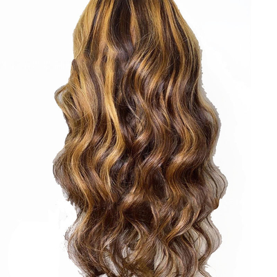 150 Densità P4/30 Macchina senza adesivo U Part Parrucca per capelli brasiliana per donne nere