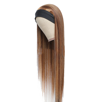100% Top Capelli Umani Capelli Brasiliani Highlight Headband Peruggia P4/27 per donne nere