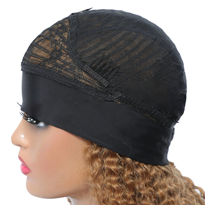 Capelli umani veri Jerry ricci Mezza parrucca con fascia per ragazze Afro Taglio di capelli 10-30 pollici
