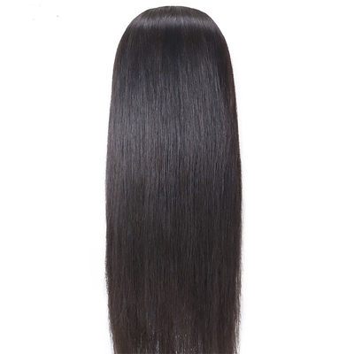 Long Black Bone Straight Vietnamese Raw Virgin Hair Perrucche per la tecnica del fronte in pizzo