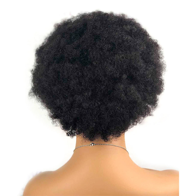 Cuticule di capelli umani indiani crudi allineati taglio da fantoccio parrucche afro ricci GS forniture 250g-450g