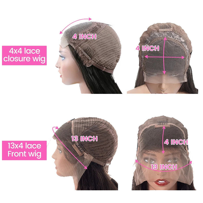 Molto nero 13x6 pizzo frontale stile corto Bob corpo ondulare capelli umani parrucche per donne nere