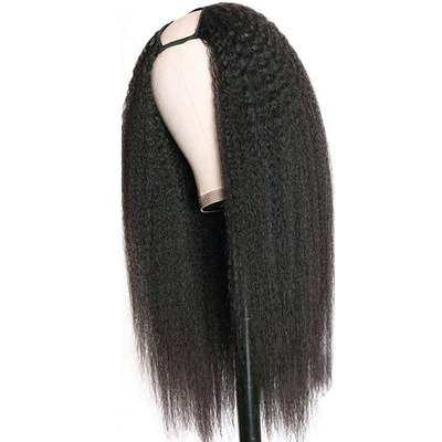 Capelli Vergini Vantaggio Capelli Vergine Verniciati Capelli Umani Retti Incollati Parrucca U Part per Acquisto in Grosso