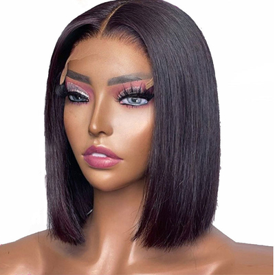 Esperienza di lusso con 8 pollici doppiamente disegnati brasiliani rettilineo full lace Bob parrucche frontali