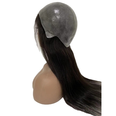 Capelli brasiliani cuticule completa PU pelle sottile naturale capelli umani veri parrucche per donne