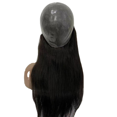 Capelli brasiliani cuticule completa PU pelle sottile naturale capelli umani veri parrucche per donne