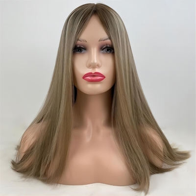 Migliora il tuo look con lacci Top capelli umani europei donne ebree parrucca parrucche kosher