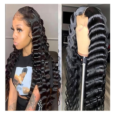 360 Full 13x6 Hd Lace Frontale Capelli Vergini Parrucche Capelli Umani Naturali 100% Crudo Con Frontale