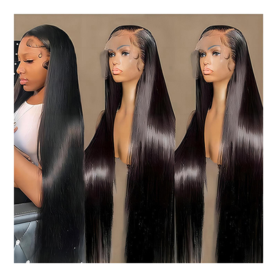 Full Hd Lace Frontale Capelli Umani Frontale Parrucche Pre-Plucked Con Materiale Base di Pizzo Svizzero