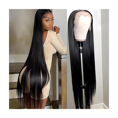 Medium Size Lace Front Originale Brasiliano Naturale Capelli Umani Parrucca Per Donne Nere