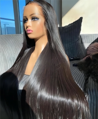 Medium Size Lace Front Originale Brasiliano Naturale Capelli Umani Parrucca Per Donne Nere