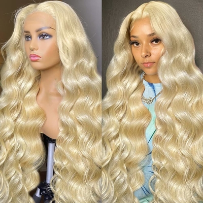 Capelli Cinesi 613 Biondo 13X6 Hd Full Lace Frontale Crudo Capelli Umani Parrucca Con Capelli Di Bambino