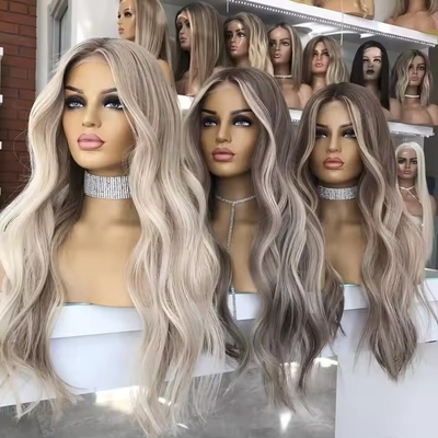 Capelli Europei Capelli Umani Parrucche con Densità Frontale 180% HD Merletti Frontale e Corpo Ondulato