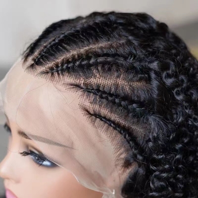 Perrucche vergini 100% di capelli umani, perrucche frontali di pizzo di qualità Remy